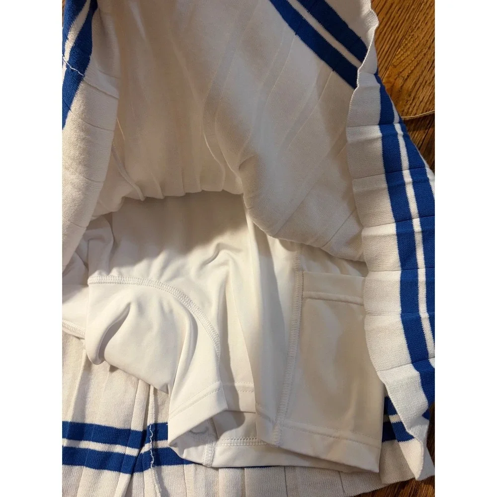 NEW RLX Ralph‎ Lauren | Pleated Cricket Skort White Blue Sz XS